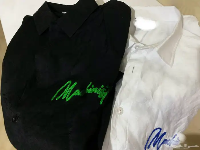 مجموعه قمصان من الكتان واحذيه جديده اصليه للبيع السريع 1