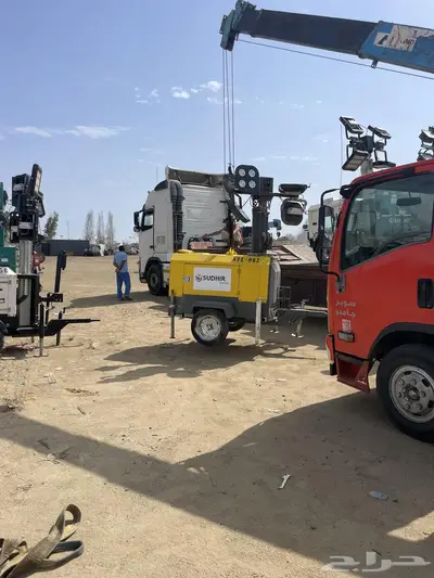 سطحة ونش كرين صبيا لنقل السيارات 6