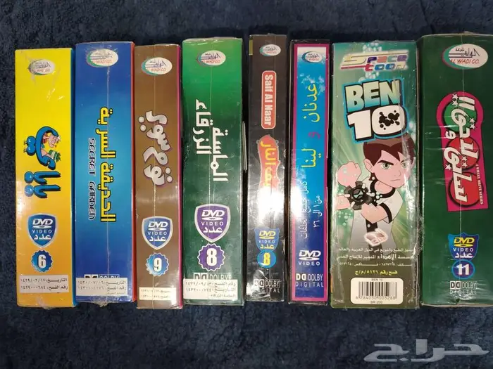 أشرطة dvd افلام كرتون سبيستون 1