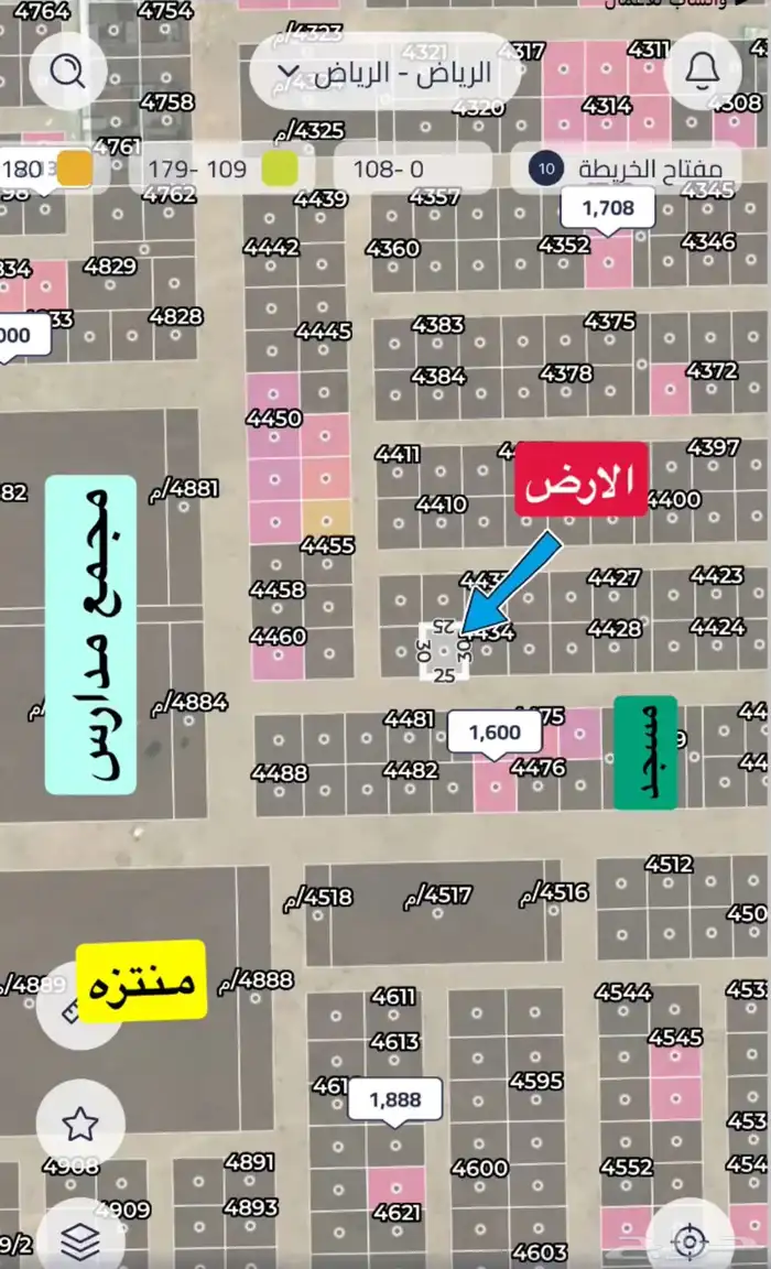 أرض سكنية موقع مميز وواجهة مميزة في مخطط الخير . 1
