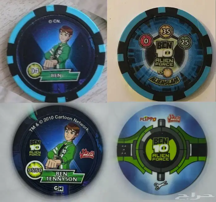 تم البيع للجميع بطايق Ben 10 النسخة الأيطالية شبيهة البطل 17