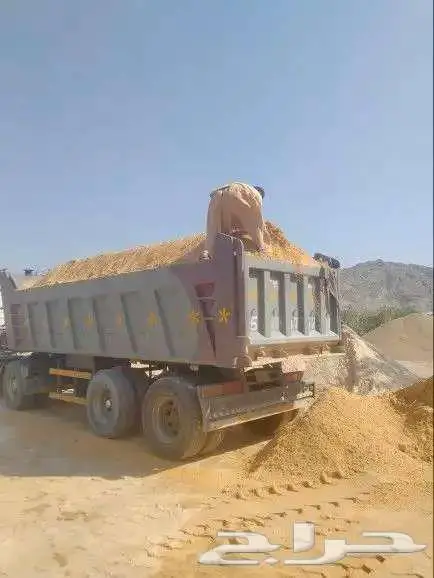 توريد جميع انواع البطحاء الرياض والخشنه والاسمنت 4