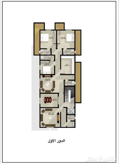 تصميم معماري مخططات واجهات حدائق 1