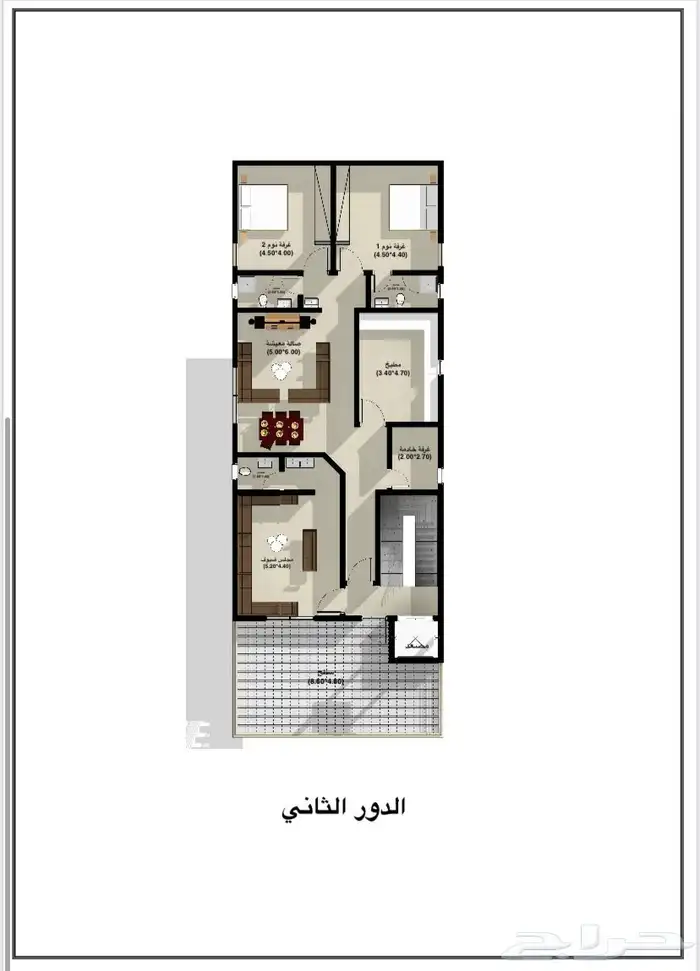 تصميم معماري مخططات واجهات حدائق 2
