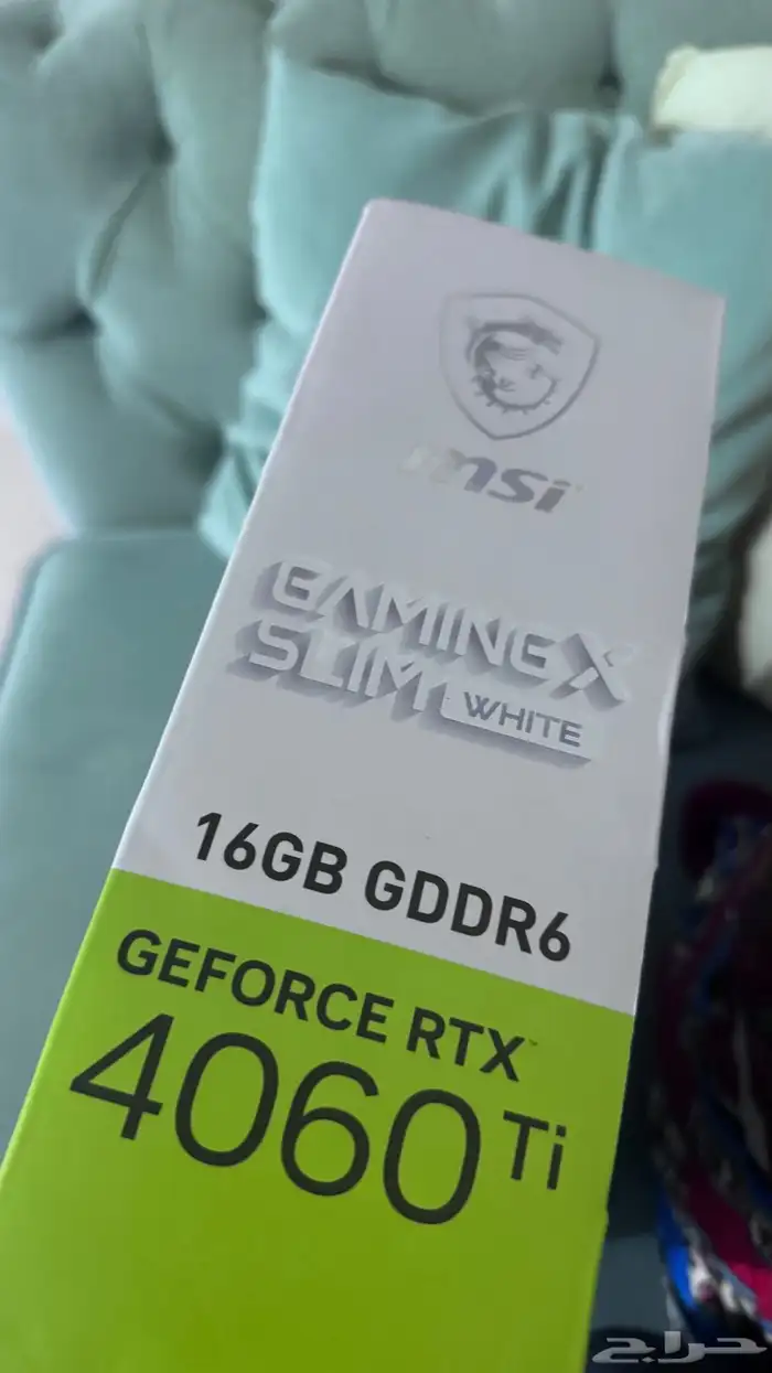 كرت شاشة Rtx 4060 16gb msi ابيض 4