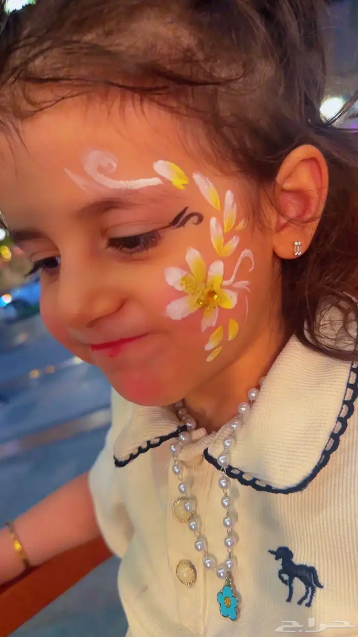رسم على الوجه للاطفال 2