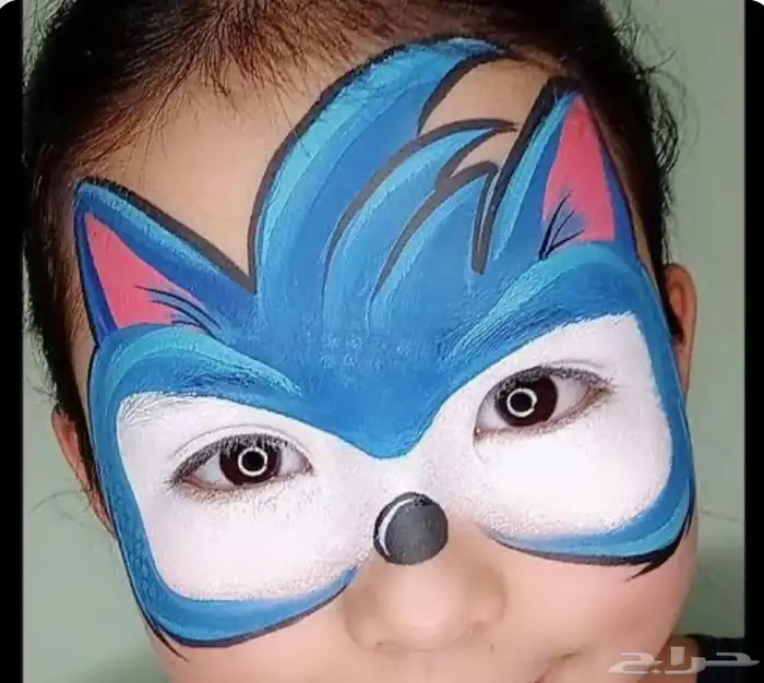 رسم على الوجه للاطفال 6