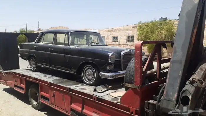مرسيدس كلاسيكي موديل 1964 تصدير من الاردن بطاقه جمركيه 1