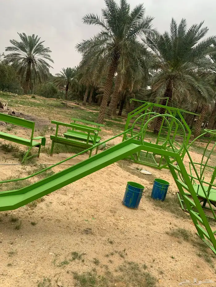 مراجيح اطفال للبيع مع كراسي حديد 0