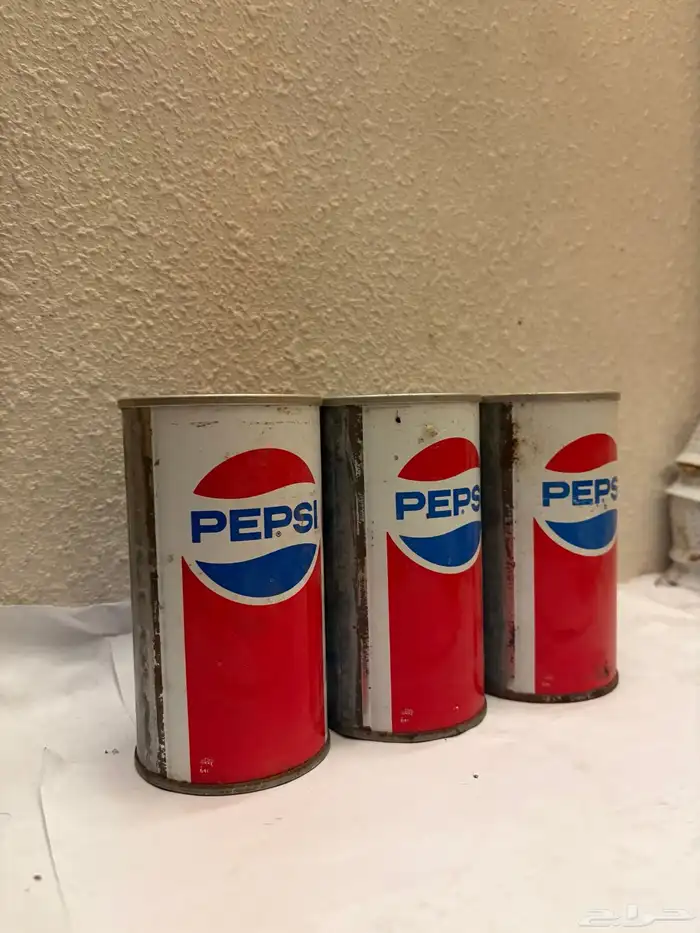 علب بيبسي قديمة 1975 1
