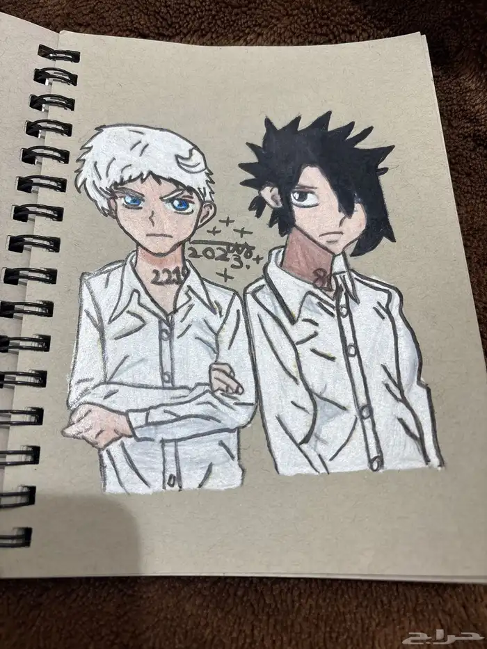 رسمات انمي للبيع الرسمه الوحده 5 ريال 4