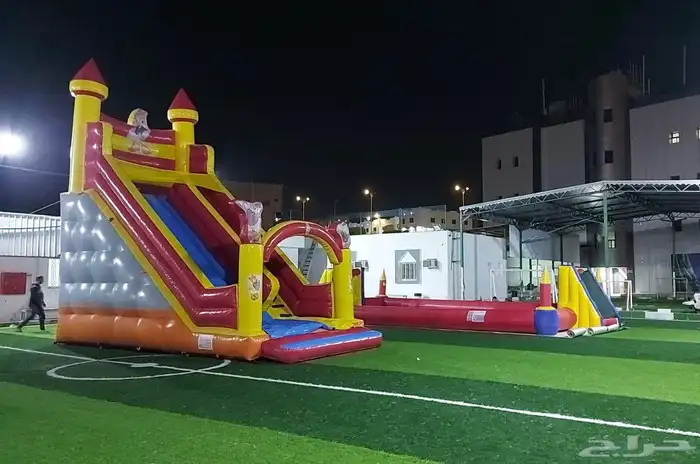 متعة الترفيه للألعاب الهوائية والزحاليق والملاعب الصابونية 3