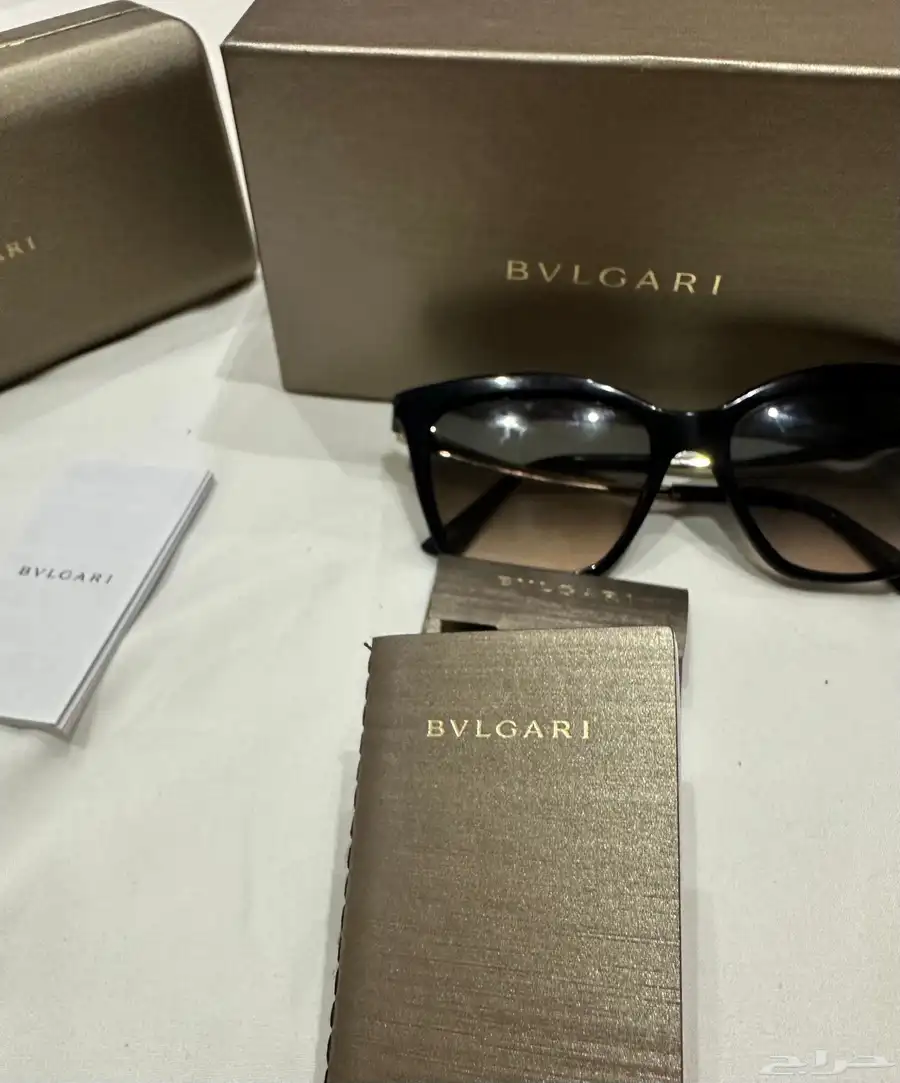 نظارة  BVLGARI بولغري أصلية مع كامل ملحقاتها 8