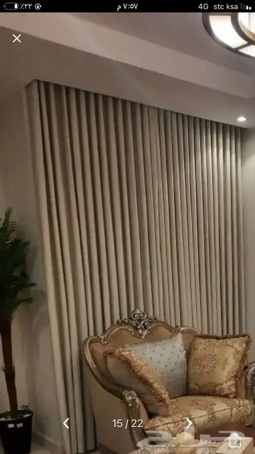 ستائر ويفي وستائر رول من لمسة قماش 7