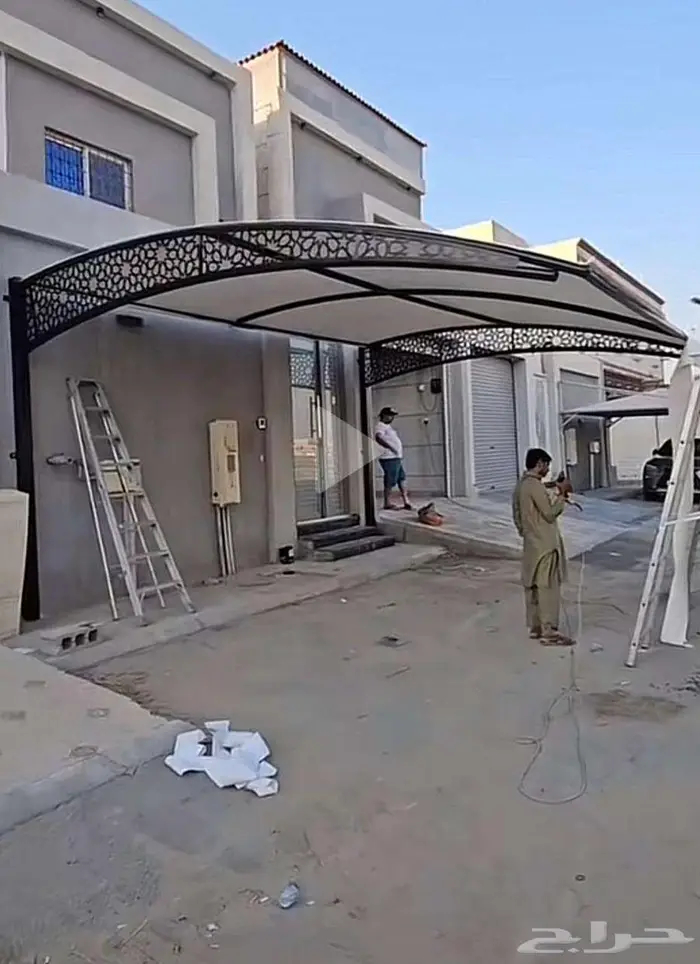 تركيب مظلات وسواتر برجولات هناجر خيام ملكي سندويتش بنل 5
