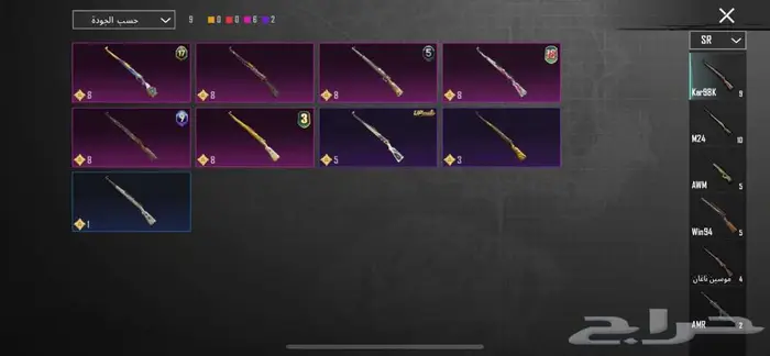 حساب ببجي للبيع مشحون كامل سيزونات 34