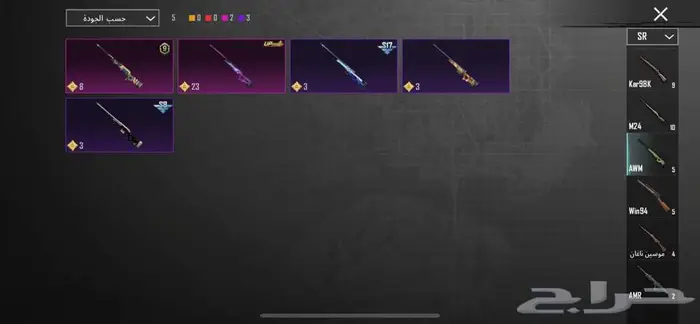 حساب ببجي للبيع مشحون كامل سيزونات 36