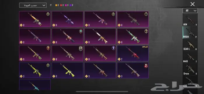 حساب ببجي للبيع مشحون كامل سيزونات 26