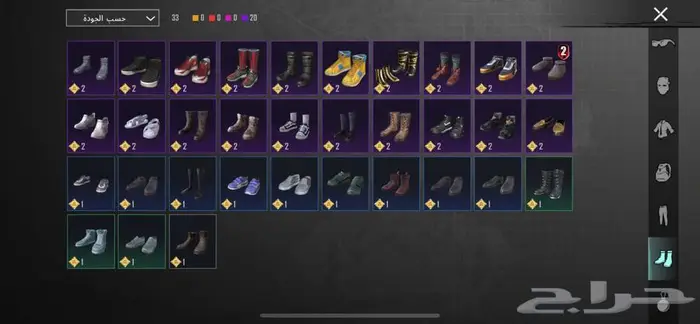 حساب ببجي للبيع مشحون كامل سيزونات 18