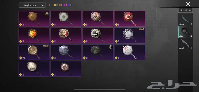 حساب ببجي للبيع مشحون كامل سيزونات 13