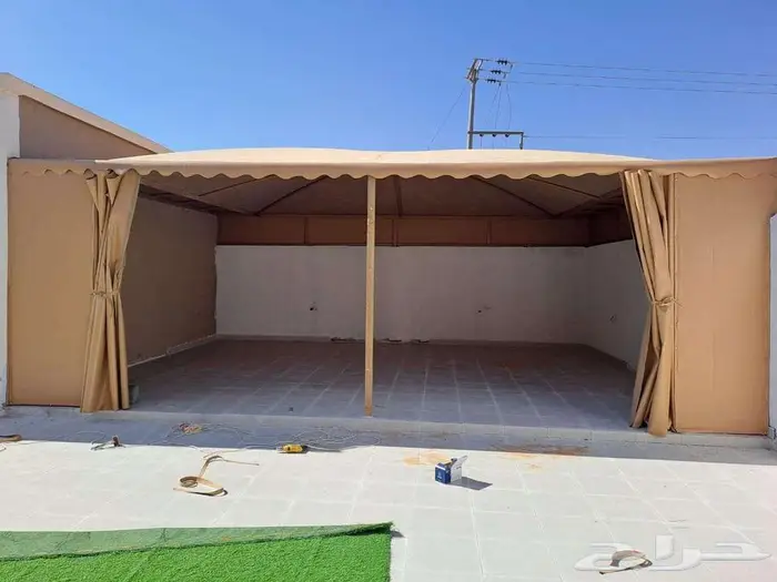 تركيب مظلات وسواتر برجولات هناجر خيام ملكي سندويتش بنل 12