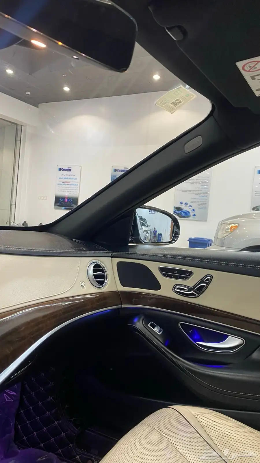 مرسيدس S450 2018 اسود ملكي 12