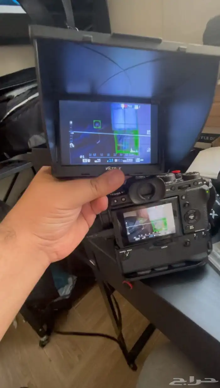 قاعدة للكاميرا و شاشة و ميكرفون و راس ترايبود 5