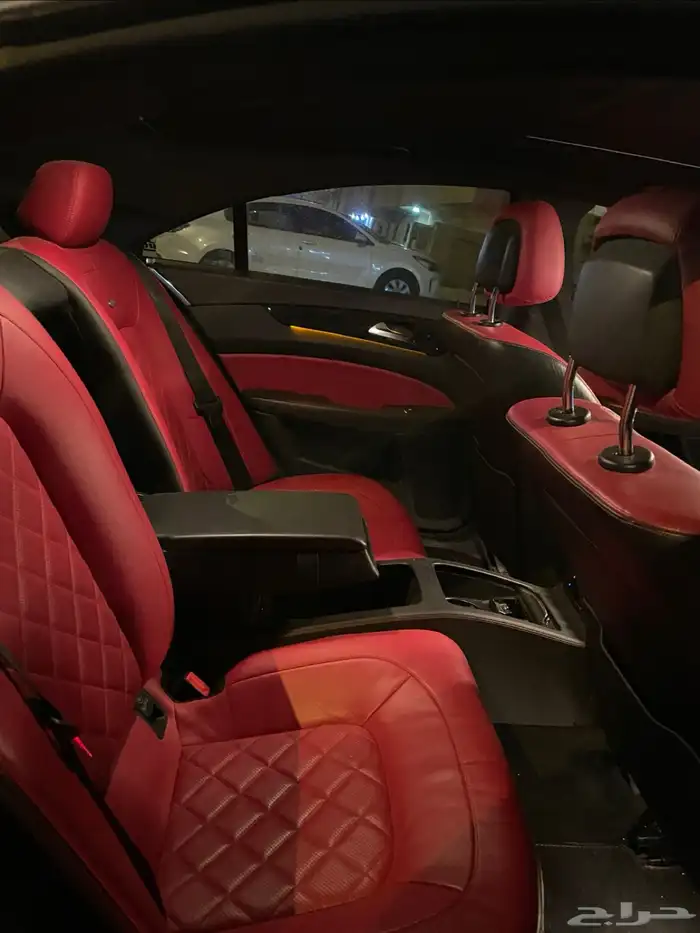 مرسيدس CLS 2015 amg ابيض داخل احمر 5