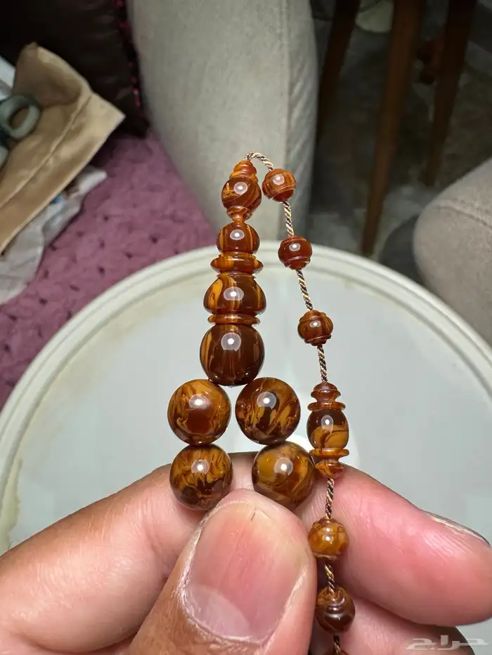 سبحة بكلايت صب قديم كاكاوي 3