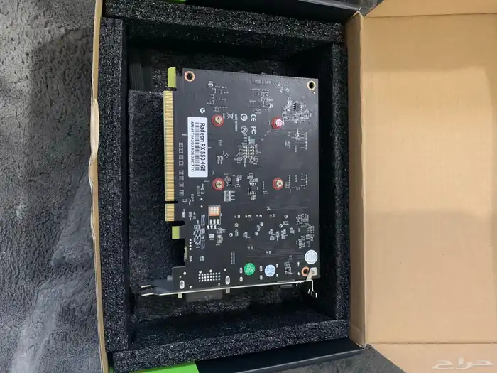 كرت شاشة Rx 550 4gb 1