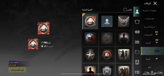 حساب ببجي للبيع صامل تعال 19