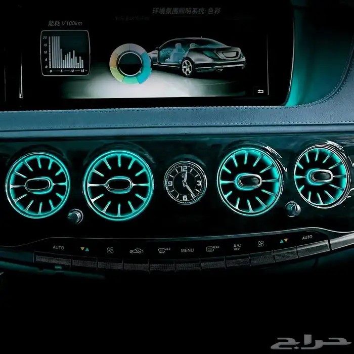 اضاءة ليد مكيف مرسيدس S كوبيه 6