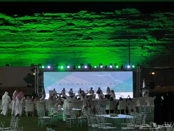 شاشات ايضاءة سيتي كلر سماعات مايك منبر مسرح شرار مدفع ورق 2