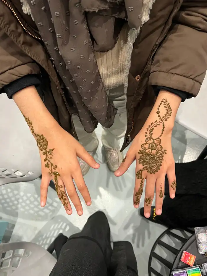رسم على الوجوه   نقش حناء 7