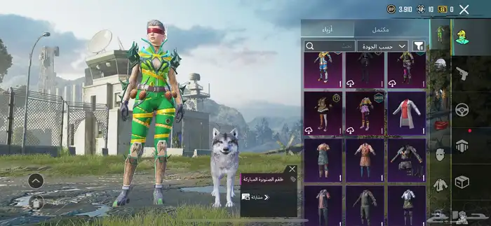 حساب ببجي 9