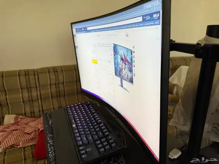 شاشه للبيع ساسمونج 2k (165hz) 2