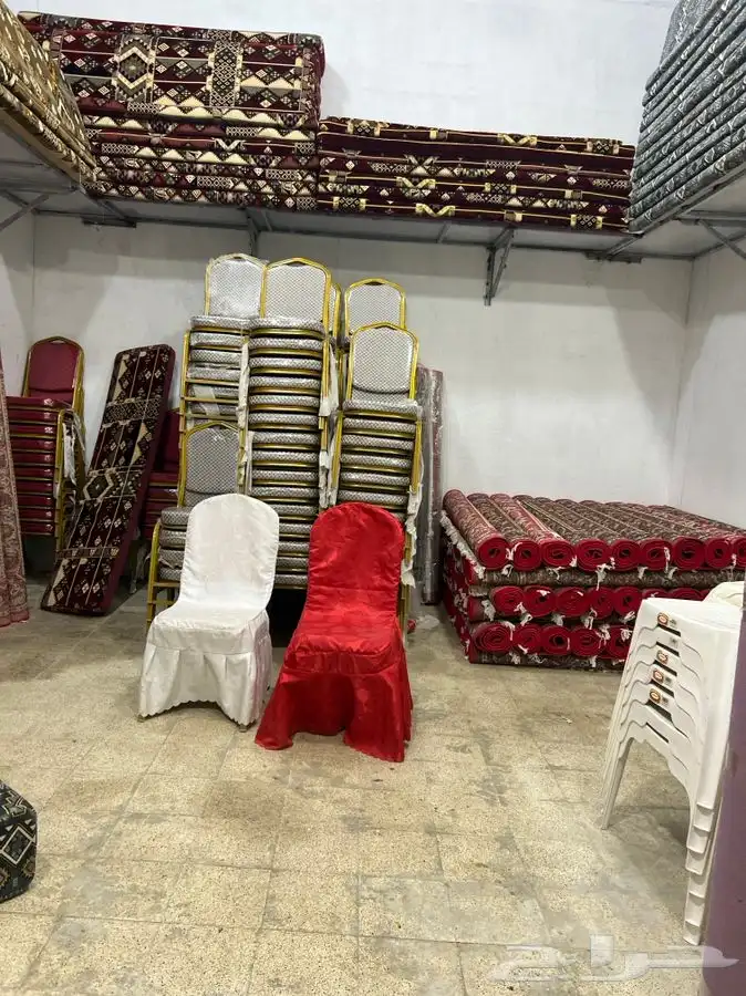 تاجير فرشات وكراسي وطاولات بجميع مدن القصيم 0