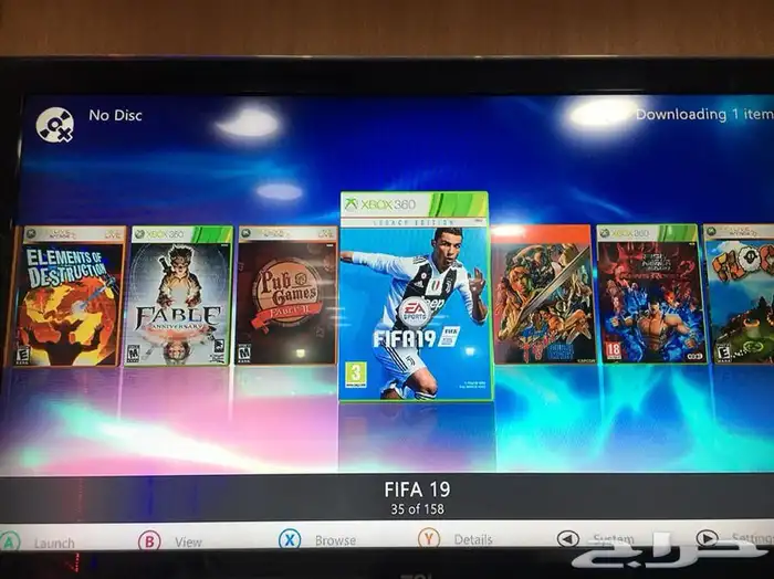 اكس بوكس 360 معدل جي تاج 150 لعبه 0