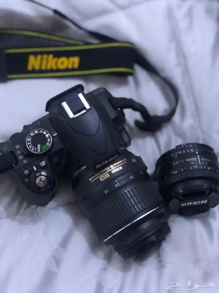 كاميرا نيكون D3100 مع عدستين 0