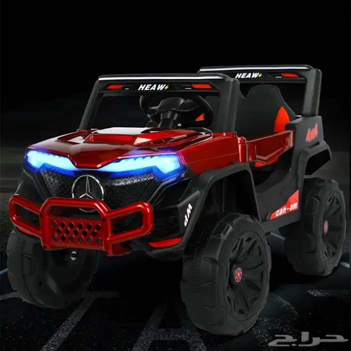 سيارة كهربائية بتصميم ميني جيب للأطفال - سيارة مرسيدس مميزة 4