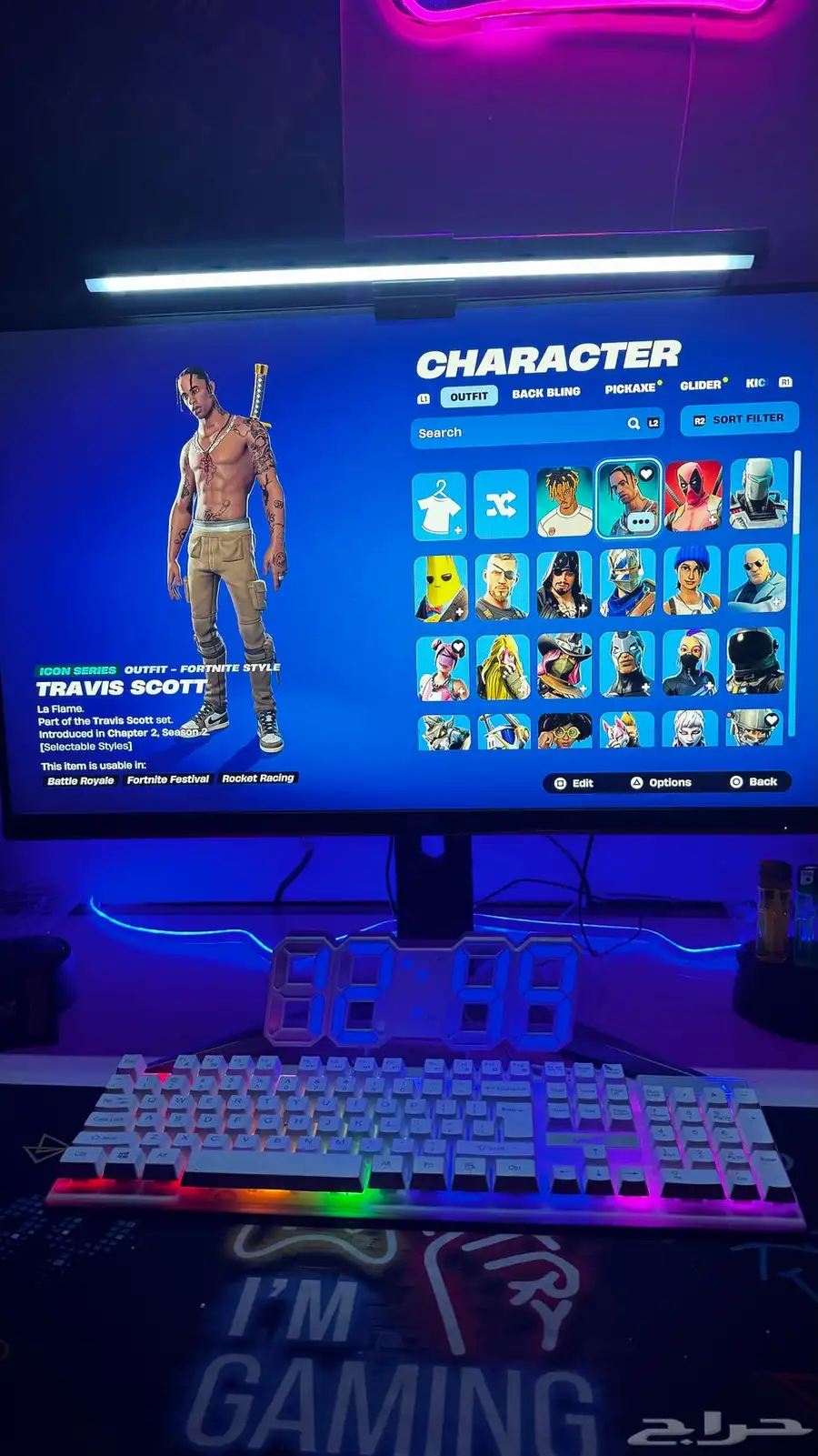 حسابب ترفس كوت فورت نايت 0