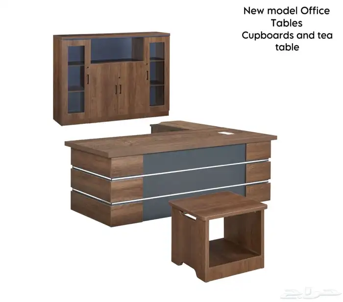 مكاتب كراسي طاولة اجتماعات طقم كنب دواليب خشب و مكتب موظفين 53