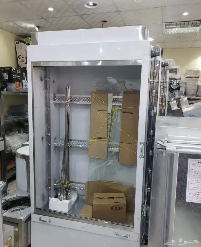 شواية دجاج (غاز)وطني شويات دجاج غاز 8سيخ توصيل مجاني 4