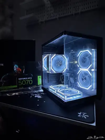 للبيع  تجميعة PC قيمنق قوية بمعالج Ryzen 5 وكرت RTX 5070 3