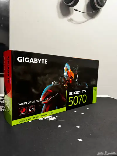 كرت شاشة GIGABYTE WindForce GeForce RTX 5070 12GB GDD 1