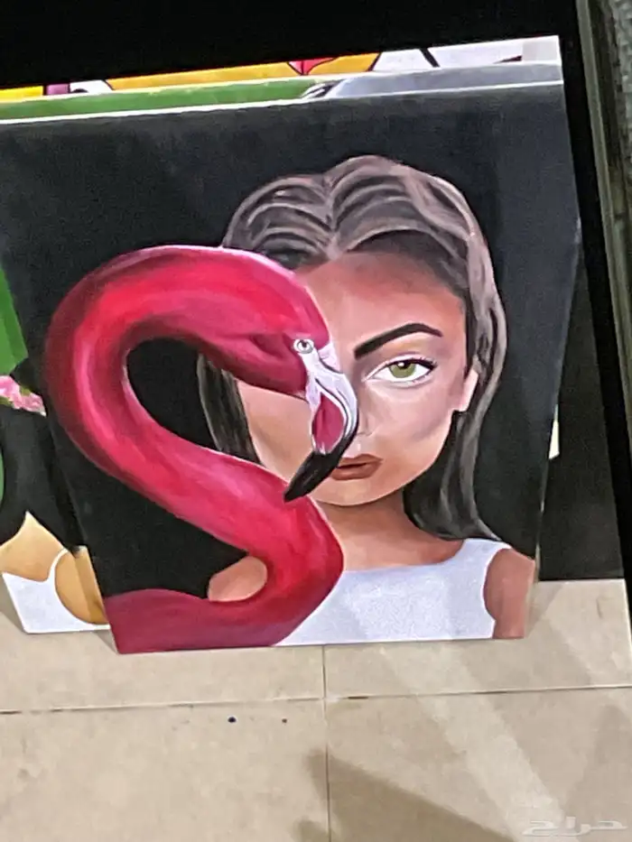 لوحات فنيه مرسومه باليد 8
