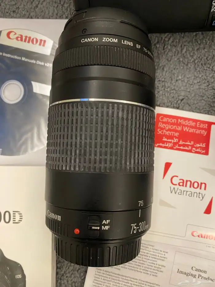 كاميرا Canon EOS 600D   عدستين بحالة ممتازة وكاملة أغراضها 3