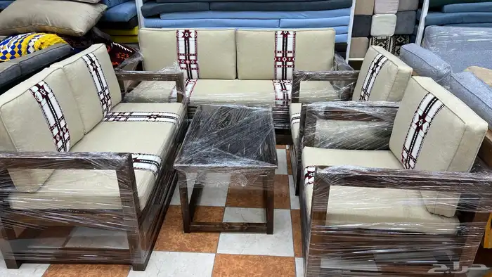 طقم خشب 7 اشخاص 6