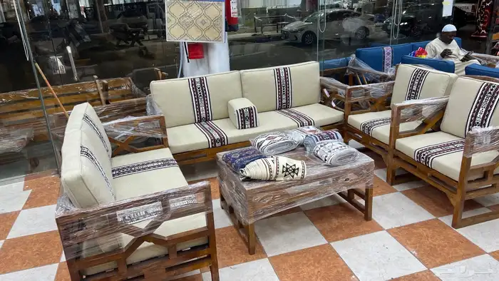 طقم خشب 7 اشخاص 1