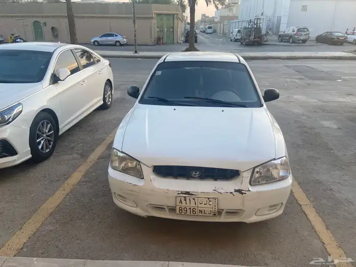 للبيع اكسنت مديل 2003نظيفه ومخزنه الممشى 200الف 0
